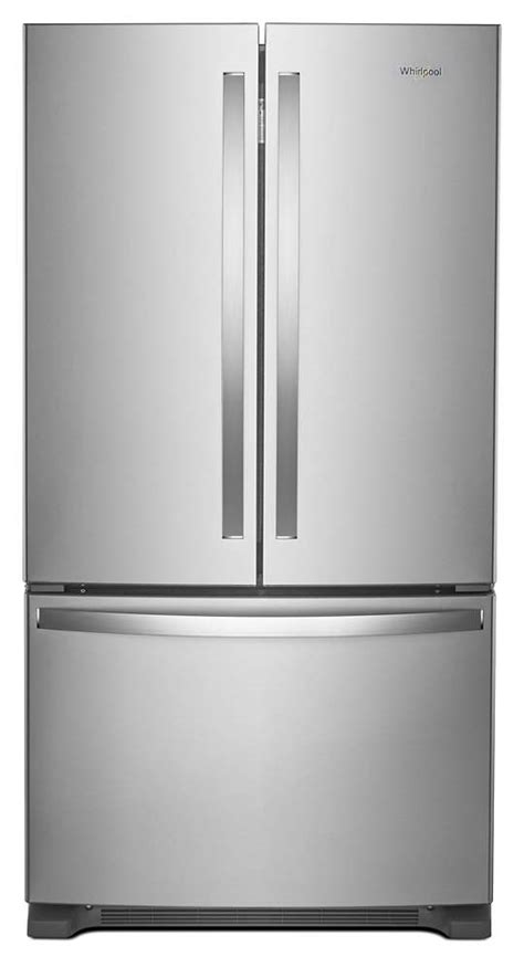 Whirlpool® Full-Depth French Door Bottom Mount Refrigerator Fingerprint ...