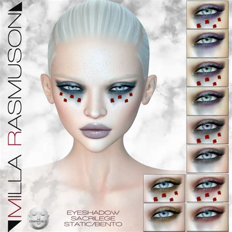 Second Life Marketplace Mrm Hud Sacrilege Makeup Classic Bento Group