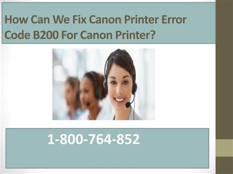 Ppt How To Resolve Canon Printer Error Code B Canon Printer