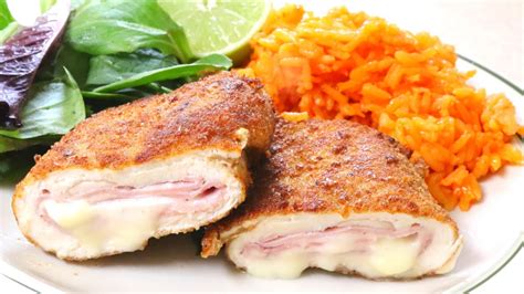 Pechugas Rellenas De Jam N Y Queso Cordon Bleu Youtube