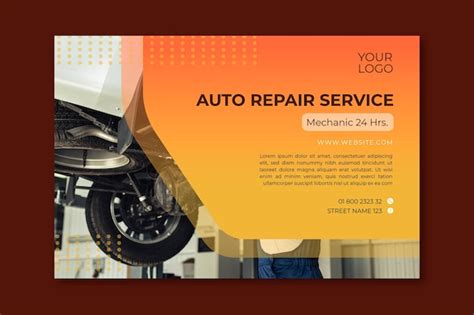 Premium Vector Mechanic Hub Banner Template