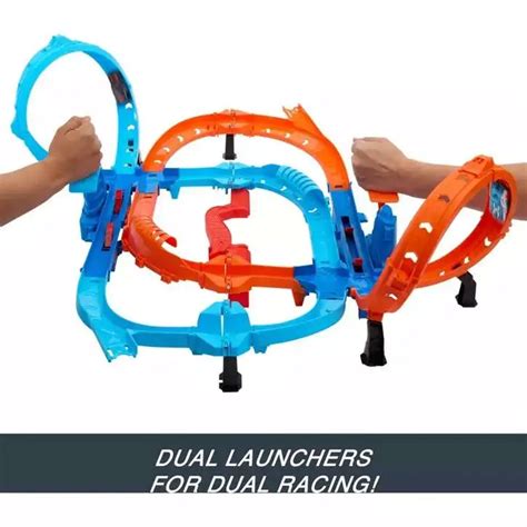 Hot Wheels Ultra Hots Blast Launch Face Off Track Set Mattel Toys ToyWiz