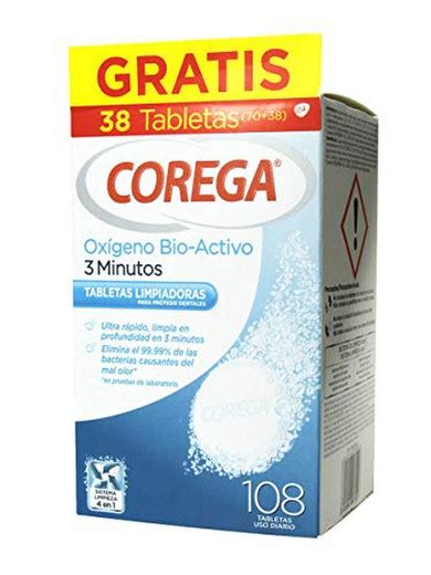 Corega Minutos Limpieza Pr Tesis Dental Tabletas Farmacia N Ria Pau