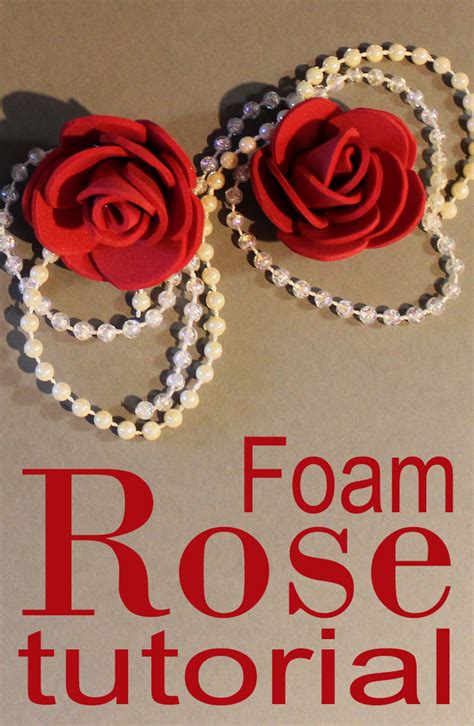 How to Make Foam Rose Foamiran Flower DIY Róża z Foamiranu