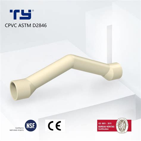 Plastic Cpvc Pipe Fittings Over Bend Astm D Oem For Water Supply