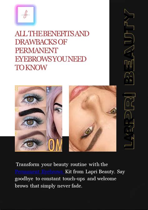 Ppt Benefits Drawbacks Of Permanent Eyebrows You Need To Know Powerpoint Presentation Free