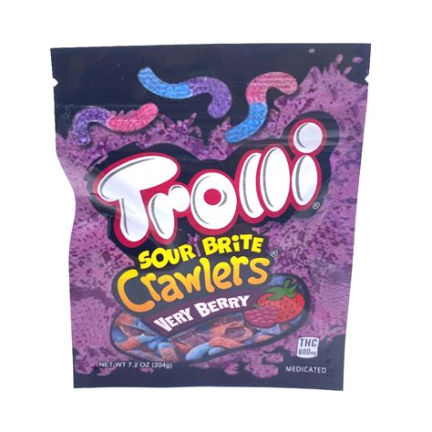 Buy Trolli Sour Brite Crawlers Very Berry 600mg Thc Online Elite Buds Bc