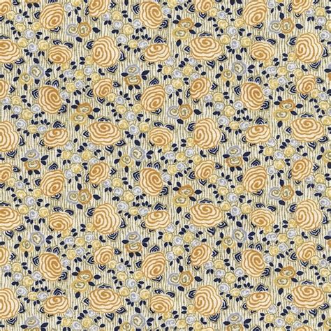 Timeless Treasures Charleston Revive Honey Floral 100% Cotton Fabric