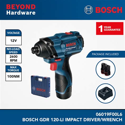 Bosch Gdr Li Professional Cordless Impact Driver Wrench