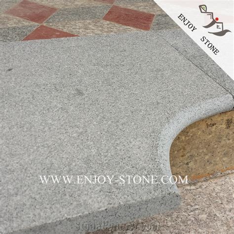 China Sesame Grey Granite Pool Coping G Dark Gray Granite Bullnose