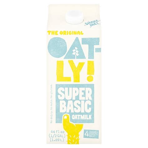 Oatly Super Basic Oatmilk 64 Fl Oz Shoprite