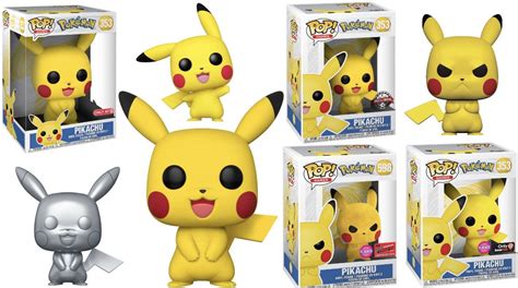 Every Pikachu Funko Pop and its Pokemon Evolutions