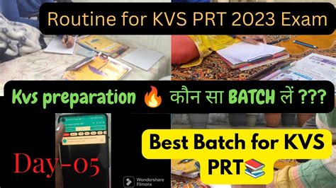 Kvs Prt Preparation Session For Kvs Study Vlog Kvs