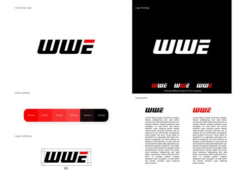 wwe logo design by Ganith Sanchitha on Dribbble