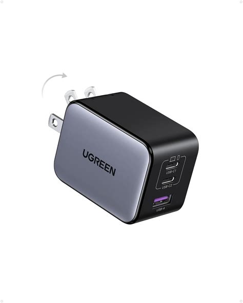 Ugreen Nexode W Cargador Usb C Gan Con Puertos Cargador Tipo C