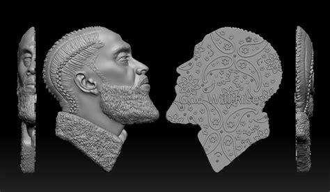 Nipsey Hussle Pendant D Model D Printable Cgtrader