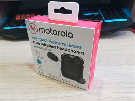 Беспроводные наушники Motorola VerveBuds 110, черный — купить в ...