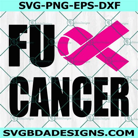 Fuck Cancer Svg Breast Cancer Svg Cancer Survivor Svg