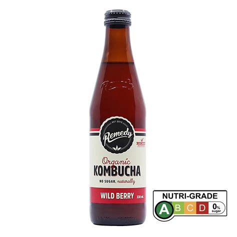 Remedy Organic Kombucha Wild Berry Ntuc Fairprice