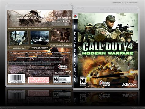 Viewing Full Size Call Of Duty 4 Modern Warfare Box Cover