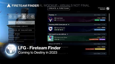 Destiny Bulletin On Twitter New Bungie Hopes To Add The Lfg System