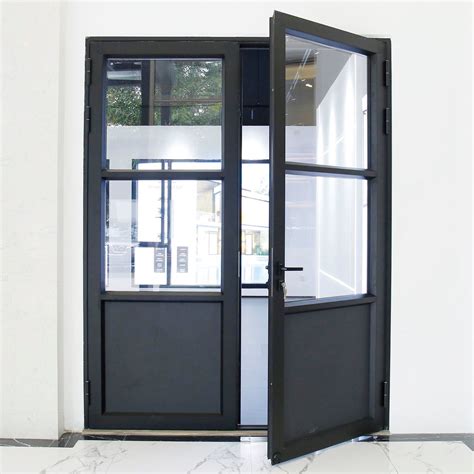 Sixinalu Glass Doors Classical French Door Single Double Glass Door