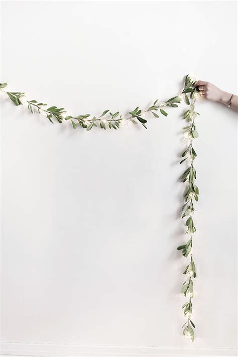 DIY String Lights Garland - Homey Oh My