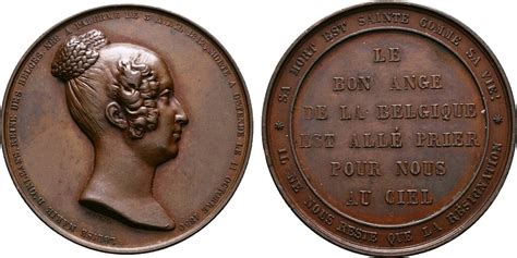 BELGIEN Bronzemedaille 1850 V Juvenell Leopold I 1830 1865