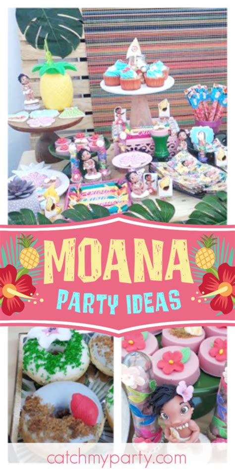 Moana Birthday Tropical Moana Birthday Party Catch My Party