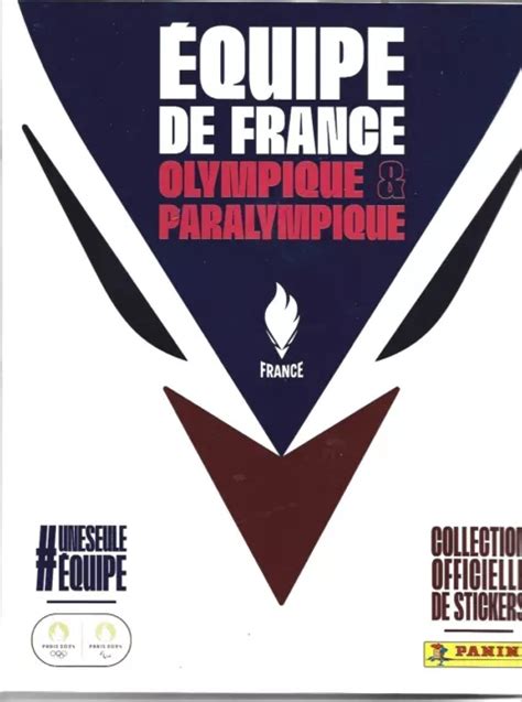 Panini Jeux Olympiques 2024 Equipe De France Olympique Paralympique 49