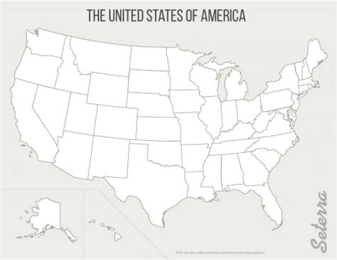 Blank Us State Map - Printable Map