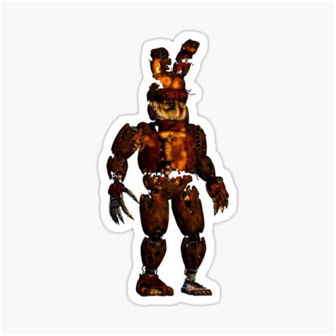 "FNAF Jack-o-Bonnie" Sticker for Sale by ChocolateColors | Redbubble