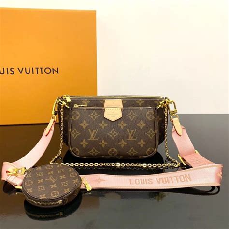 Lv Multi Pochette Pink Semashow