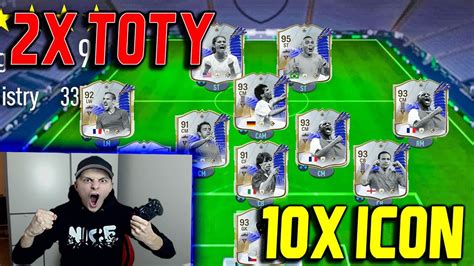 EA FC 24 FIFA 24 WELTREKORD 10x ICONS In FULL TOTY 123 Rated Fut