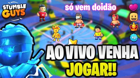 Torneio X Theusxd Jogando Stumble Guys Ao Vivo Chv Lukezin