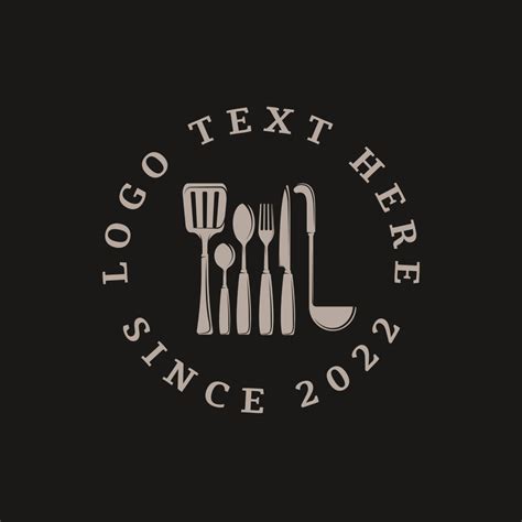 restaurant kitchenware utensil logo brandcrowd logo maker