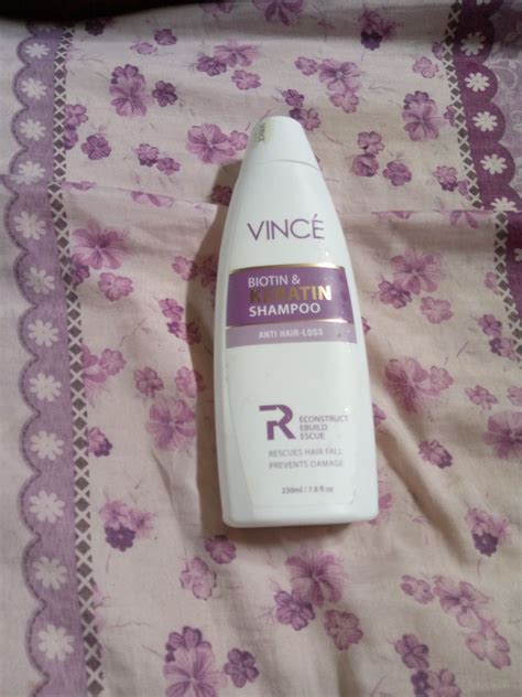 Vince Biotin And Keratin Shampoo Anti Hair Loss Glow Beauty