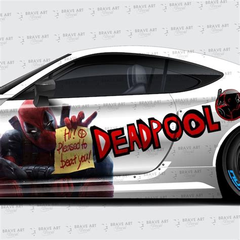 Deadpool Car Wrap Etsy