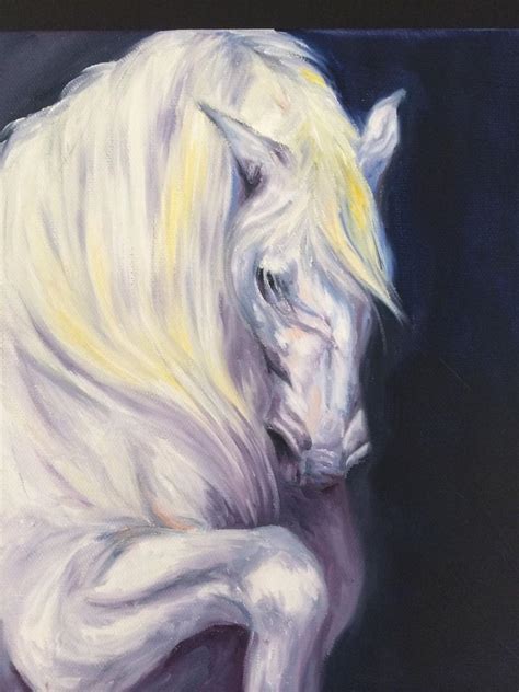 Nicolae Art Nicole Smith Artist Equine Horse Oil Painting Original