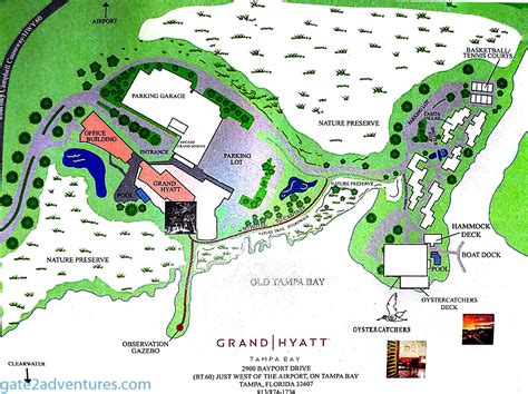 Grand Hyatt Tampa Bay Map - Gate to Adventures