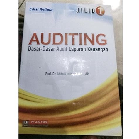 Jual BUKU AUDITING DASAR DASAR AUDIT LAPORAN KEUANGAN JILID 1 ABDUL