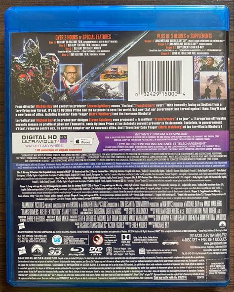 Transformer Age Of Extinction Blu Ray Hobbies Toys Music