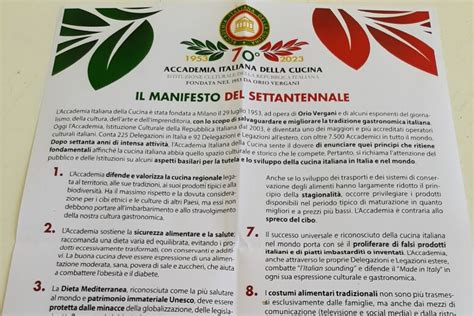 Calabria Accademia Italiana Della Cucina Manifesto Per I 70 Anni