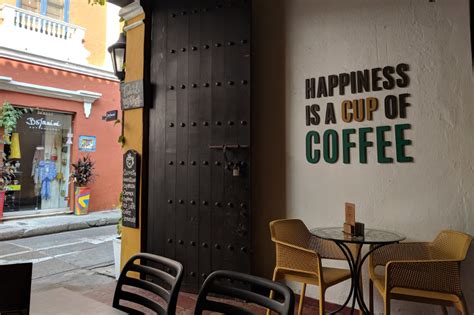 Coffee In The Old City Of Cartagena