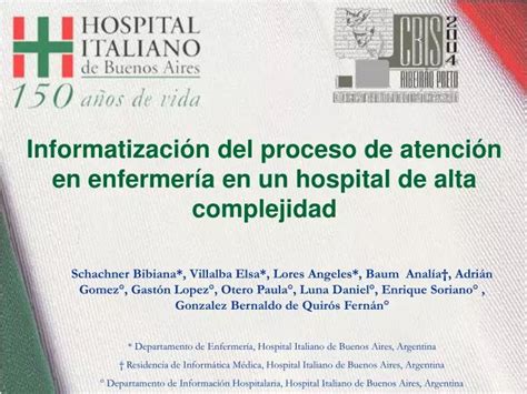 Ppt Informatización Del Proceso De Atención En Enfermería En Un