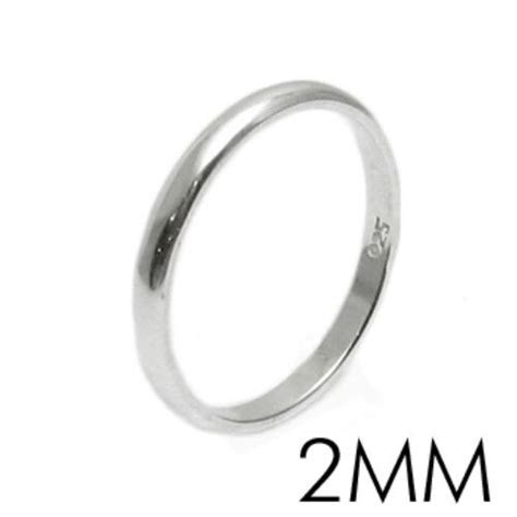 925 Sterling Silver Plain Wedding Band Ring All Sizes EBay