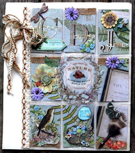 Flora Fauna August PL For CJ Pocket Letters Paper Crafts Pocket Pal