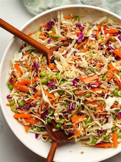 Crunchy Asian Cabbage Salad Story SueBee Homemaker