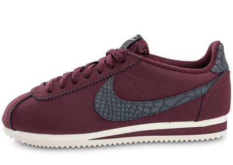 Nike Cortez Femme Bordeaux