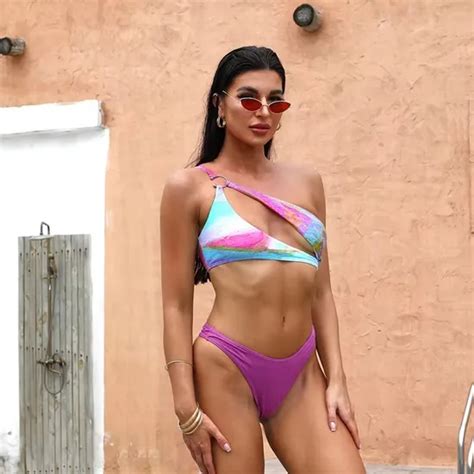 OEM Bikini Custom Printing Women S Swimwear Environmental Friendly